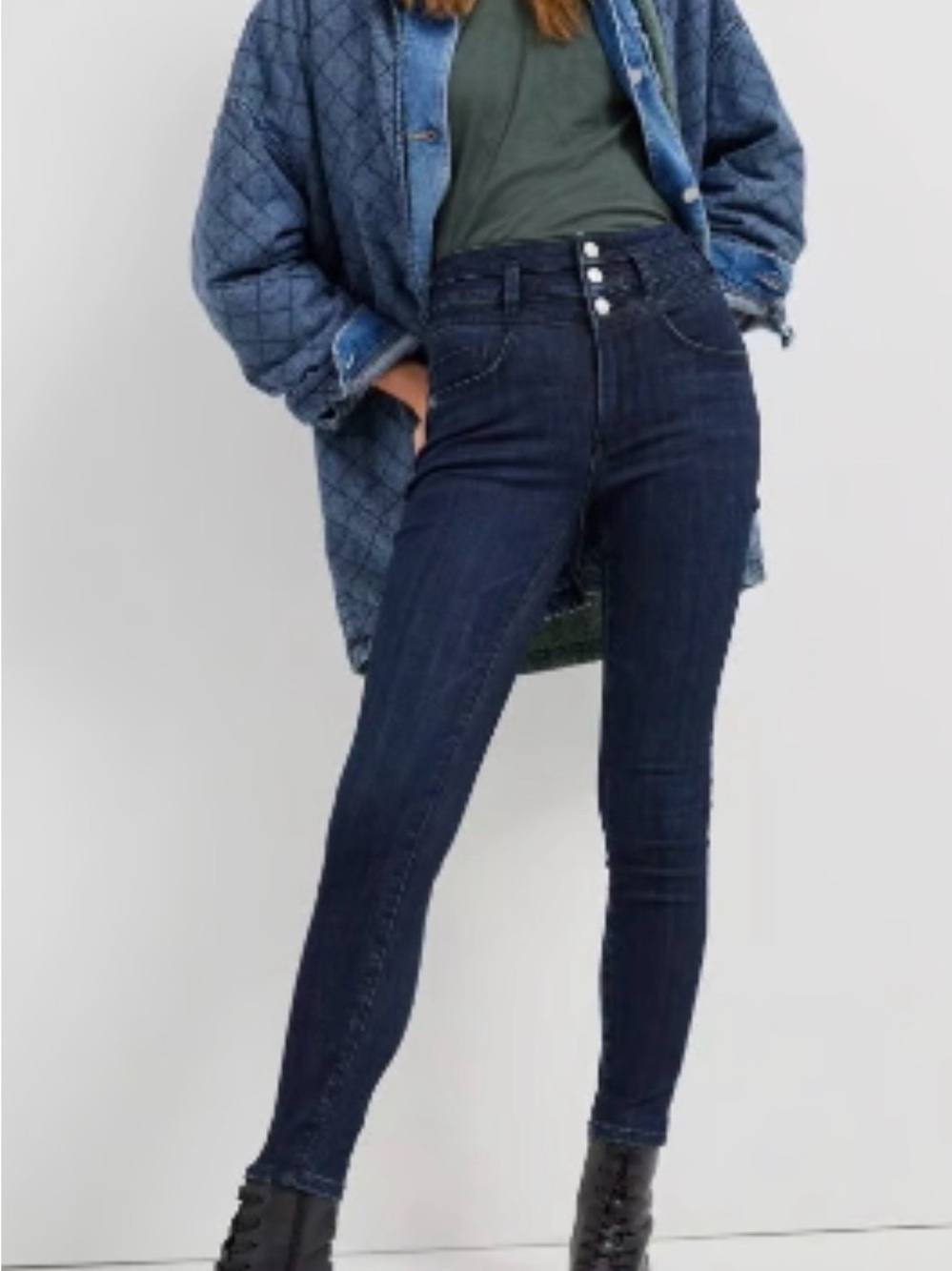 Anthropologie Pilcro Indigo Slim Straight Jeans